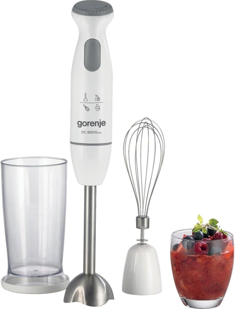 Gorenje 800W 0.5L Hand Mixer 4 Blades - HBC802QW (White) 4