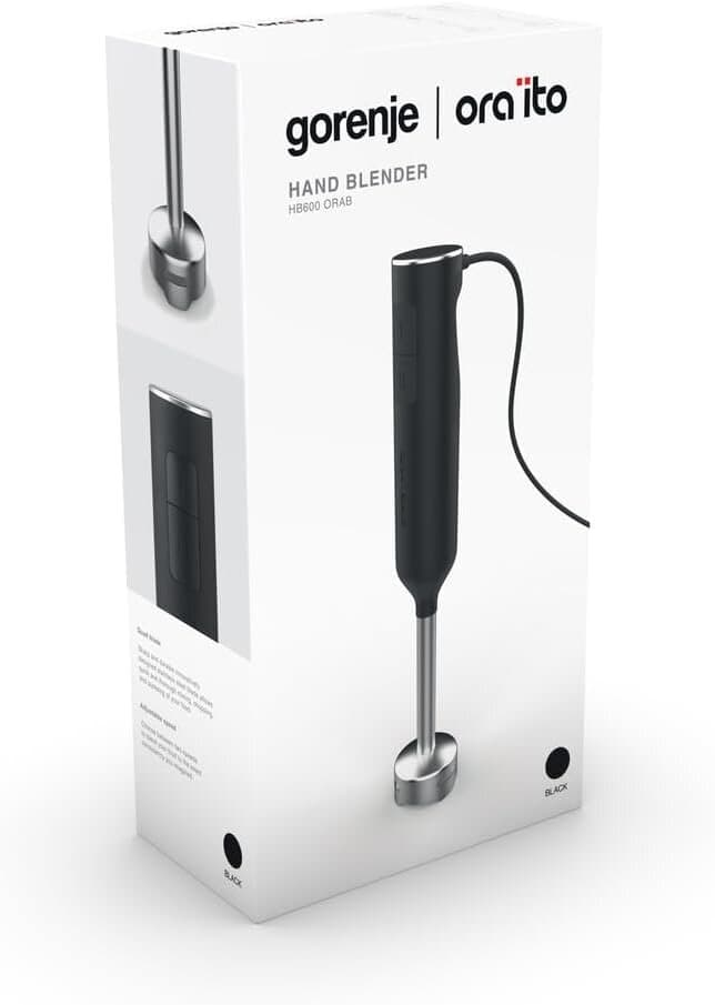 Gorenje 600W Hand Mixer - HB600ORAB (Black) 6