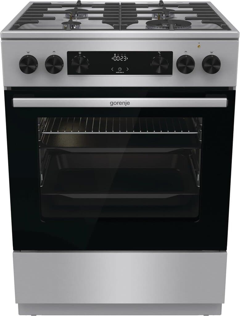Gorenje 4 Burners Electric Cooker 60cm - GK6C62XA (Silver)