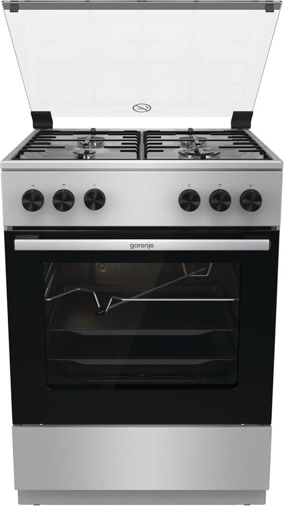Gorenje 4 Burners Electric Cooker 60cm - GGI6A21XH (Silver)