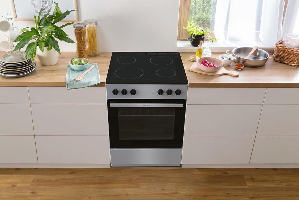 Gorenje 4 Burners Electric Cooker 60cm - GEC6A11SG (Silver) 8
