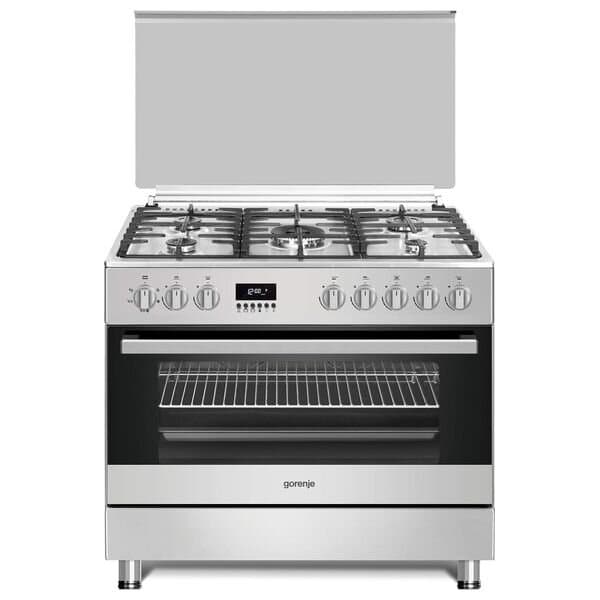 Gorenje 5 Burners Electric Cooker 90cm - GGI9C21X (Silver)