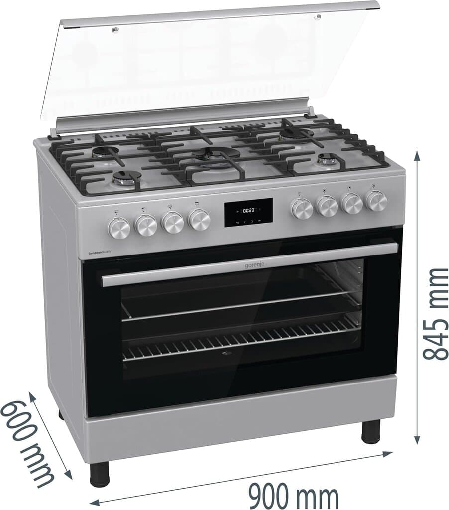 Gorenje 5 Burners Electric Cooker 90cm - GGI9C20X (Silver) 4