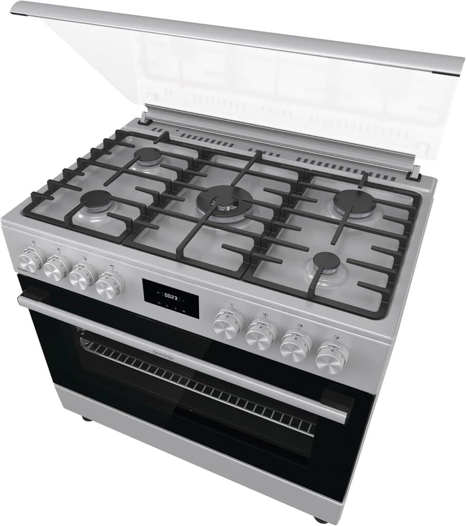 Gorenje 5 Burners Electric Cooker 90cm - GGI9C20X (Silver) 6