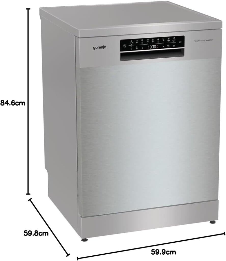Gorenje 16 Place 7 Programs Inverter Dishwasher - GS693C60XUVAD (Silver) 7
