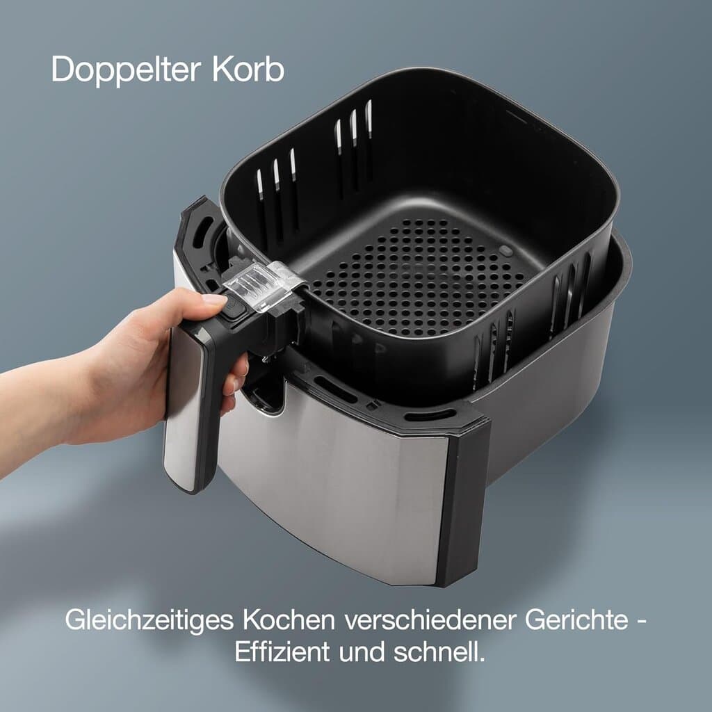 Gorenje 1700W 5L Air Fryer 8 Program - AF1700DB (Black+Silver) 3