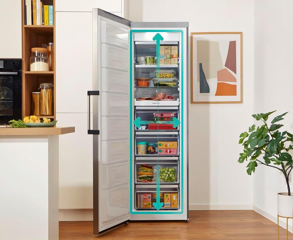 Gorenje 185cm 280L Upright Freezer - FN619EAXL6LUK (Silver) 7