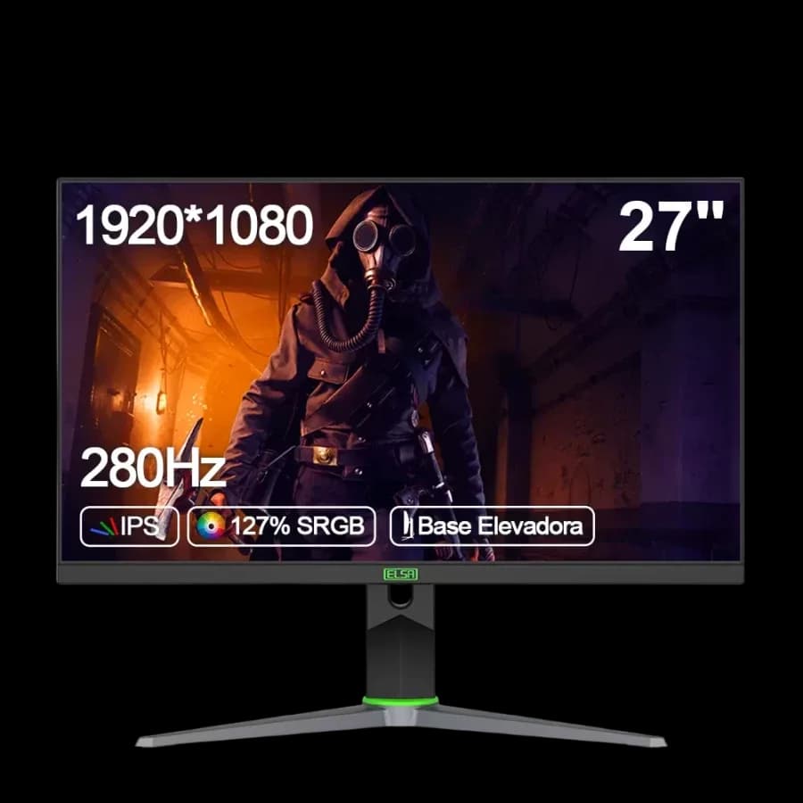 ELSA  EA271FX Gaming Monitor 27-inch - FHD - FAST IPS - 280Hz - 0.5ms