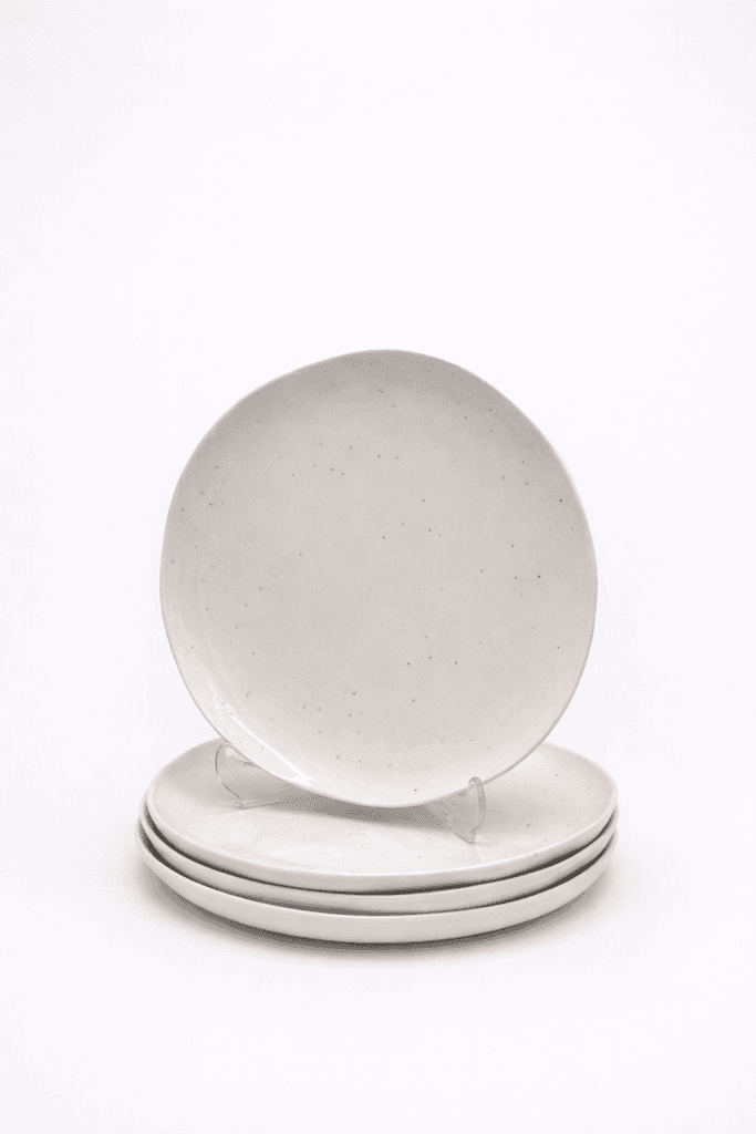 Porcelain Dinner Plate Set - 16 Piece (White) 2