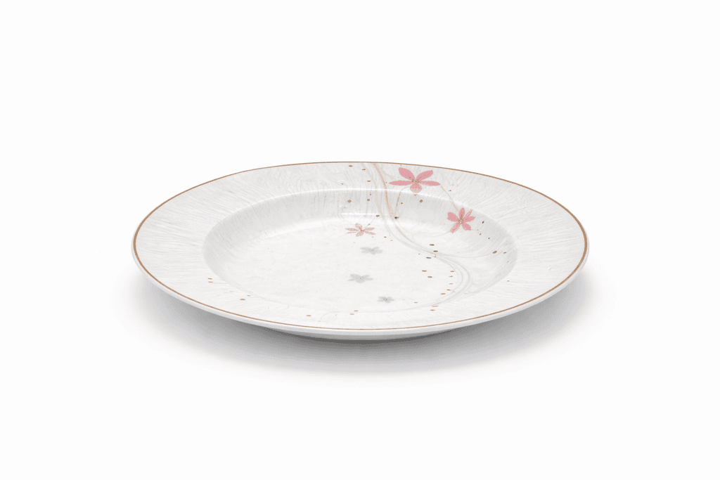 Porcelain Dinner Plate Set - 125 Piece (White) 7