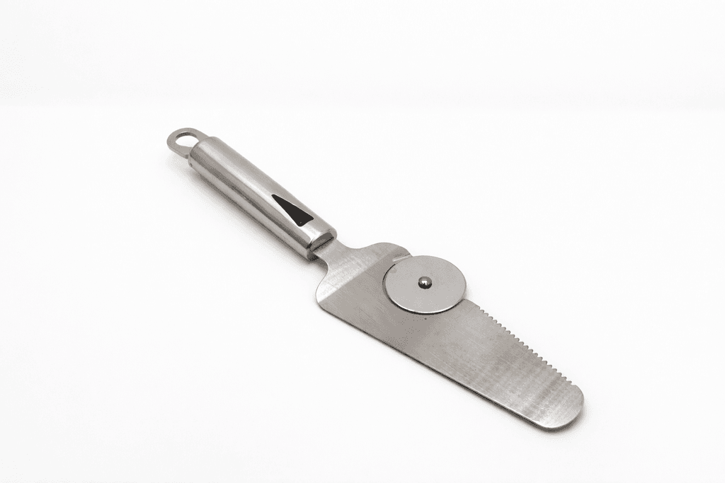 Stainless Steel Pizza Cutter - Silver
