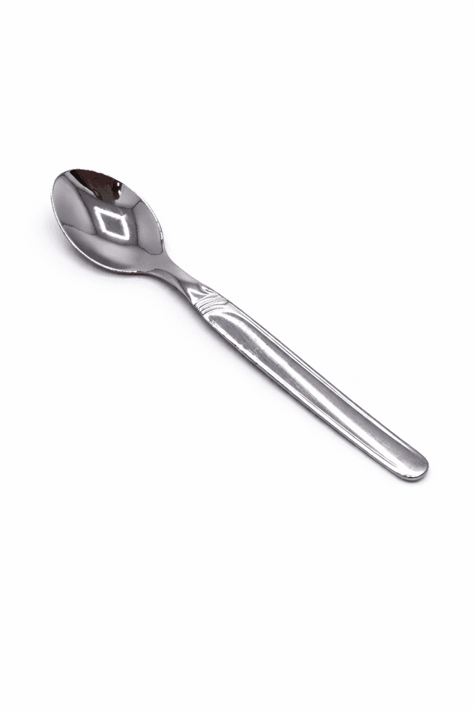 Face 12-Piece Stainless Steel Spoon Set - Silver (L)