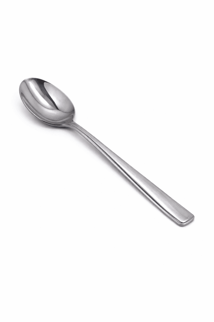 Face 12-Piece Stainless Steel Spoon Set - Silver (L)