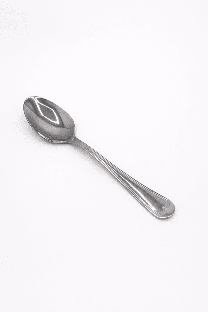 Face 12-Piece Stainless Steel Spoon Set - Silver (L)