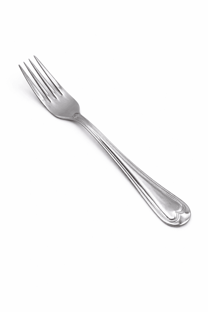 Face 12-Piece Stainless Steel Fork Set - Silve
