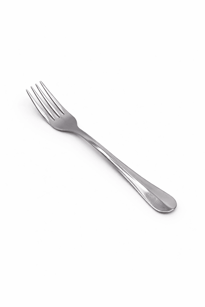 Face 12-Piece Stainless Steel Fork Set - Silve