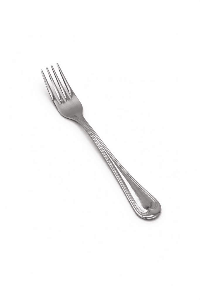 Face 12-Piece Stainless Steel Fork Set - Silve
