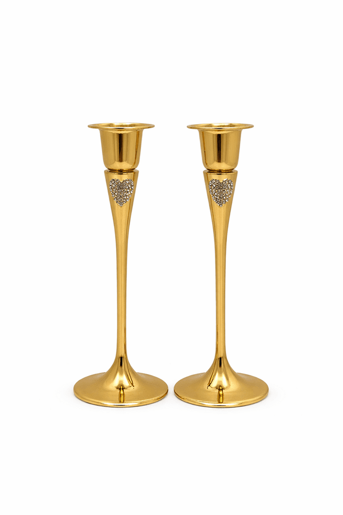 Metal Candle Holder Set - Gold (S)