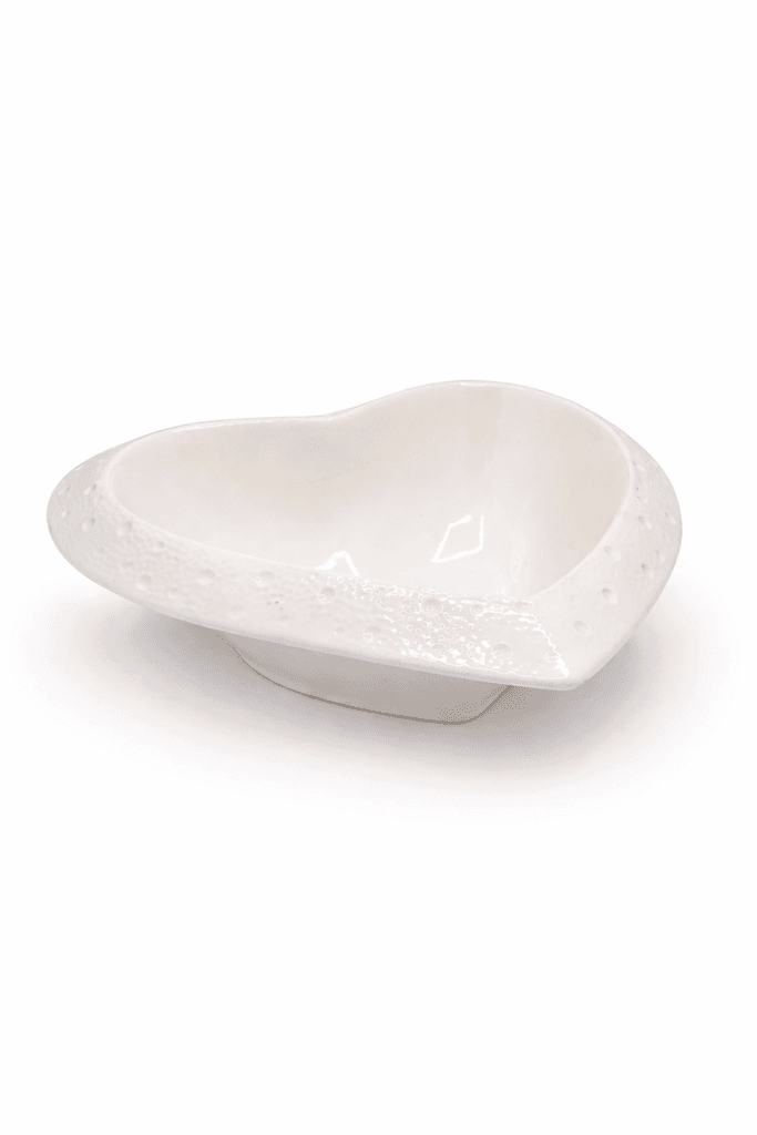 Ceramic Decorative Bowl - White (M)