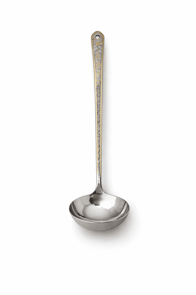 Stainless Steel Soup Ladle - Silver