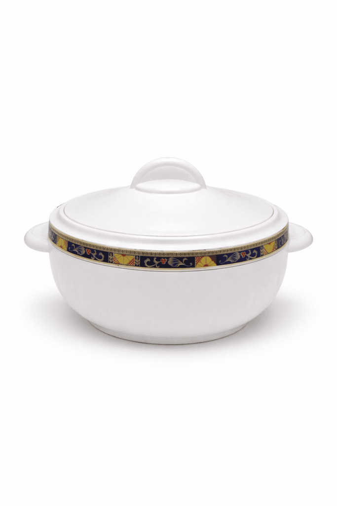 Plastic And Steel Soup Tureen - White (S)