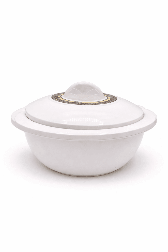 Royalford Plastic And Steel Soup Tureen - White (M)