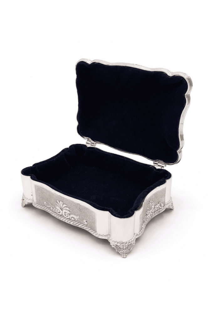 Metal Decorative Storage Box - Silver