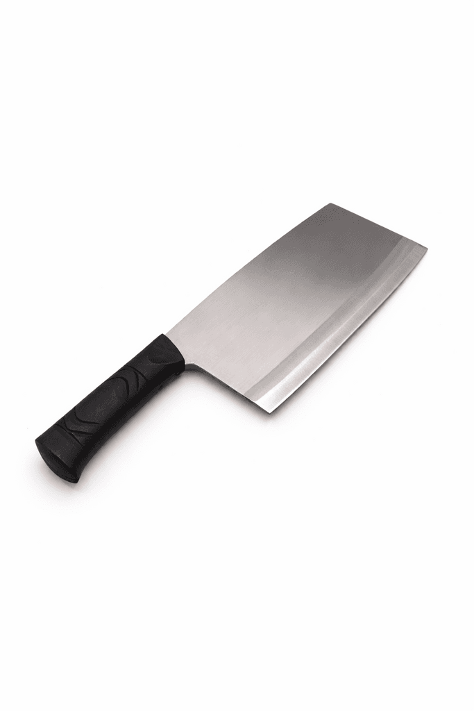 Remico Meat Cleaver Stainless Steel Butcher Knife Plastic Handle - Black