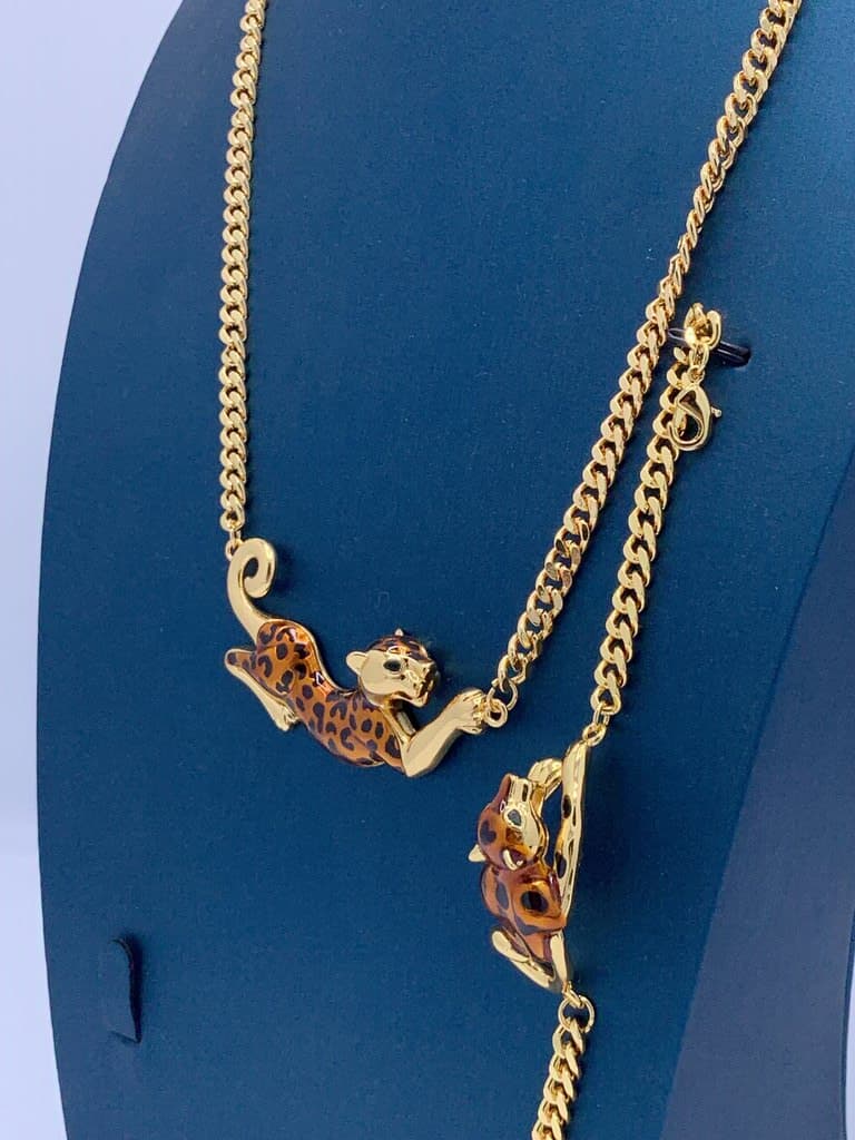 Tiger Women's Gold Jewelry Set - Gold 4