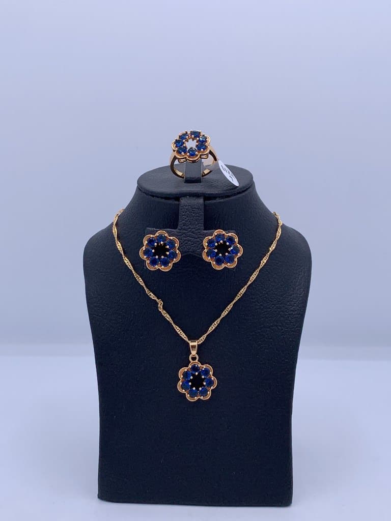 Women's Jewelry Set - Navy Blue