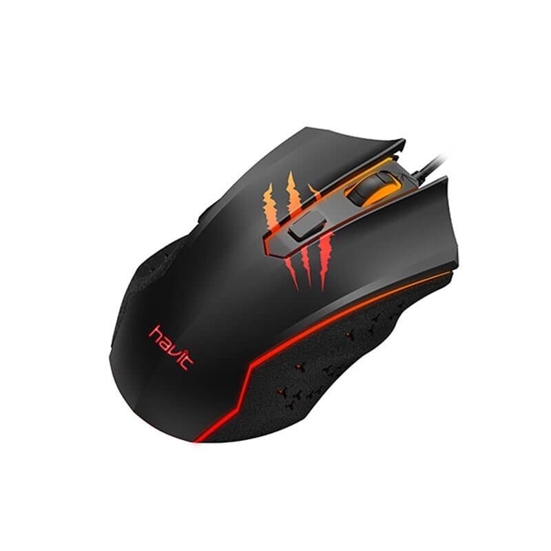 HAVIT Gamenote MS1027 Optical Gaming Mouse – Ergonomic Design with 4 DPI Gear Settings 2