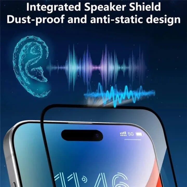 JOYROOM HD Tempered Glass Screen Protector for iPhone 17 Pro Max 6