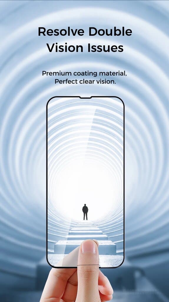 Joyroom Privacy Screen Protector for iPhone 17 Pro – 9H Hardness Anti-Spy Tempered Glass 4