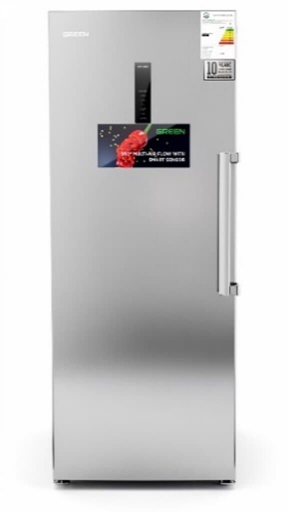 GREEN 18ft Upright Inverter Refrigerator - GUF-HC18X (Silver)