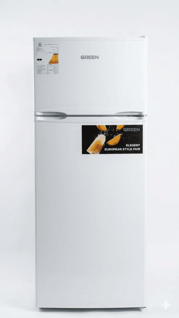 GREEN 16ft Powerful Freezing Refrigerator - GRF-TDHC400W (White)