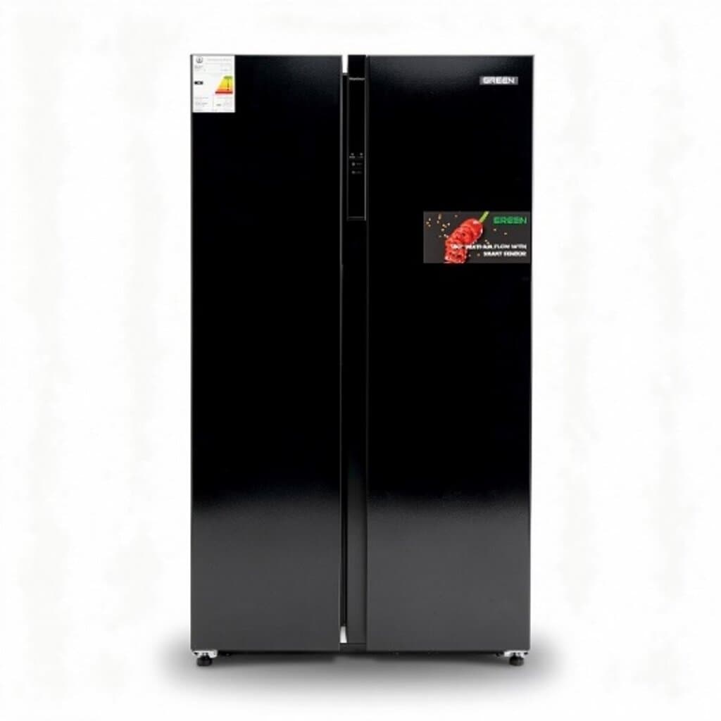GREEN 28ft Inverter Side by Side Refrigerator - GRF-HCSBS28DX (Black)