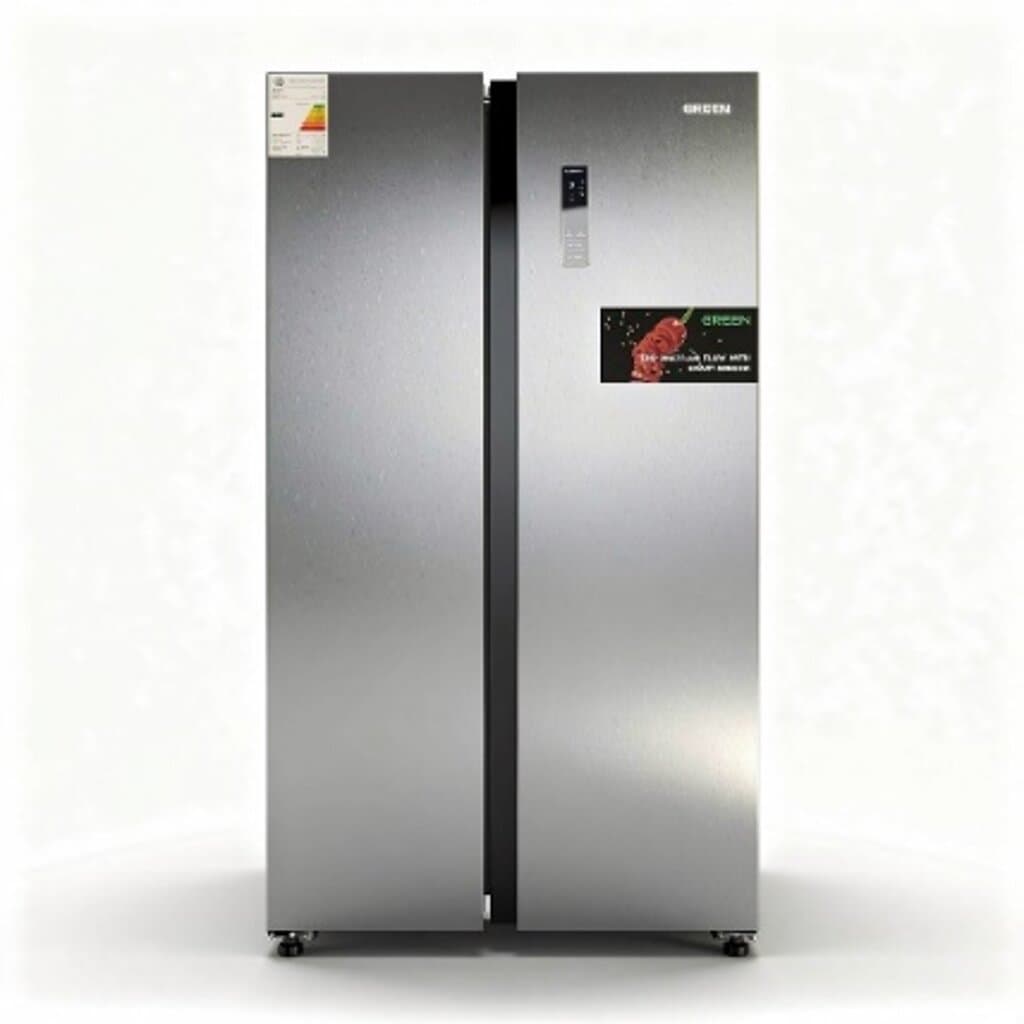 GREEN 28ft Inverter Side by Side Refrigerator - GRF-HCSBS28SG (Gray)