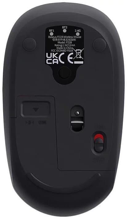 Baseus F01B Tri-Mode Wireless Mouse – Silent Click & Multi-Device Connection 3