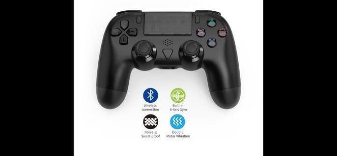 Dobe Wireless Controller for PS4 - Black