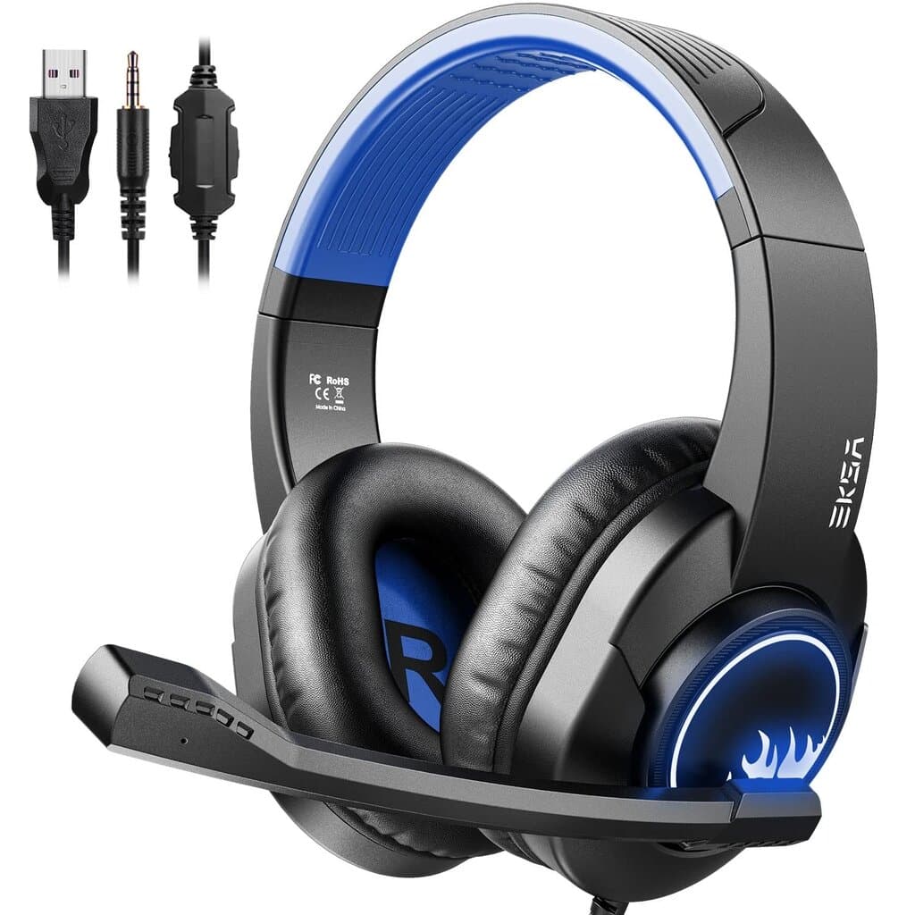 EKSA T8 Gaming Headset - Black