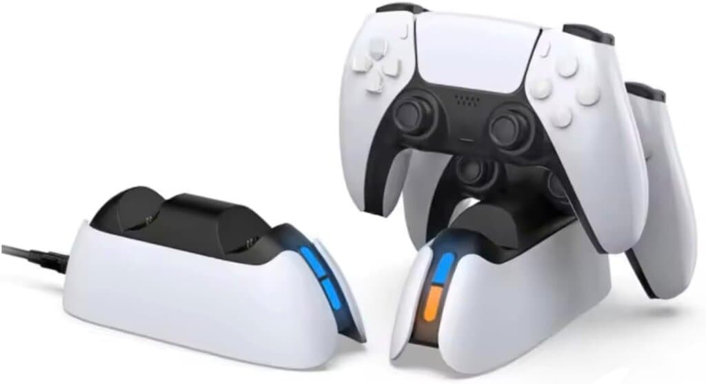 Dobe PS5 Controller Charging Station For Dualsense Edge (White)