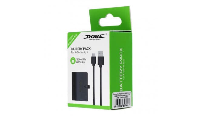 Dobe Gamepad Battery Pack For Xbox Series X / S 800mAh (Black)