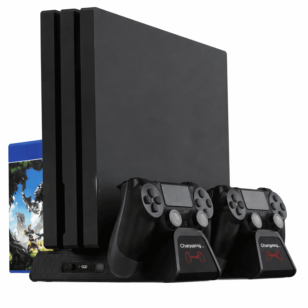 Hozkaii Multifunctional Cooling Stand Designed For PS4 (Black)