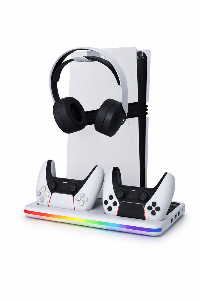 iPlay Multifunctional Cooling Stand Designed For PS5 (White)
