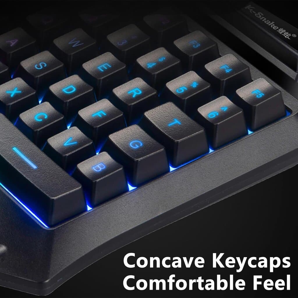 G92 One-Handed Gaming Keypad (Black) 4