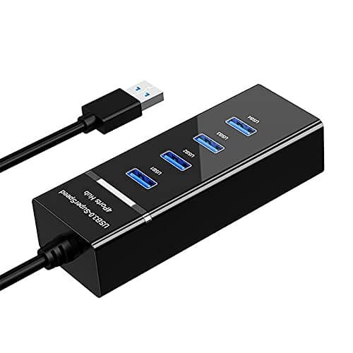 4-Port USB 3.0 Super Speed Hub (Black) 2