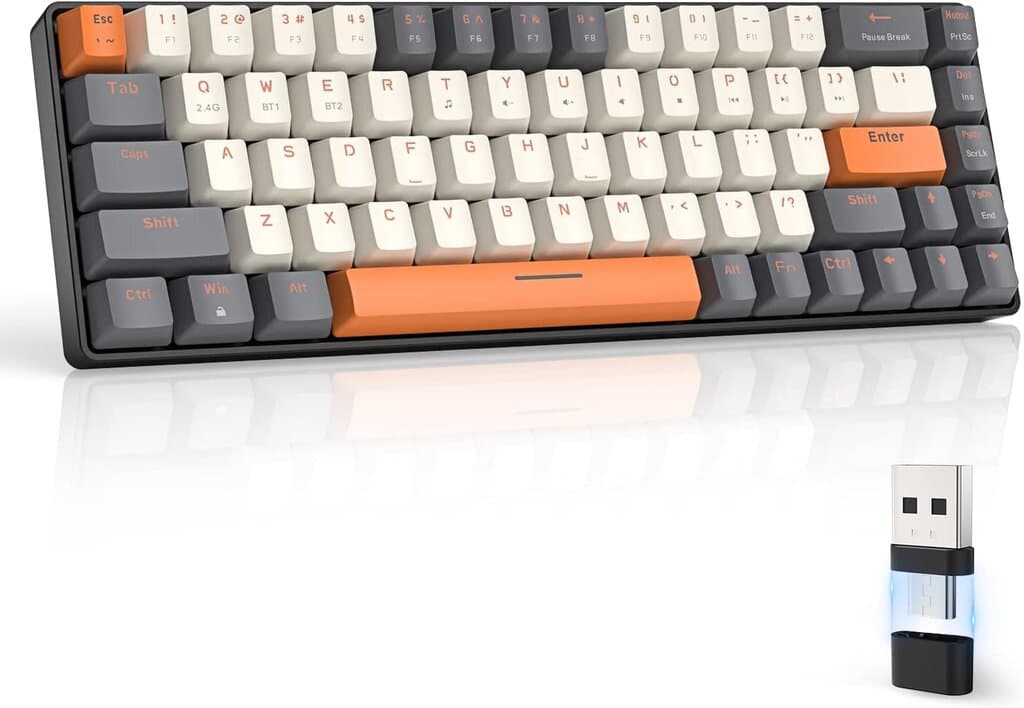 ZIYOU LANG RK68 60% Wireless Mechanical Keyboard