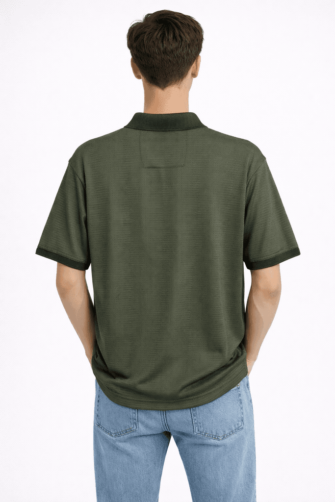 Ette Men's Cotton T-Shirt - Dark Green (S) 2
