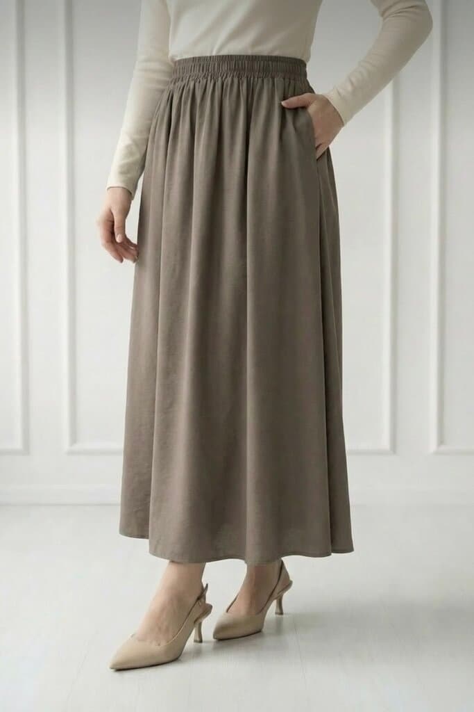 RU Modal Skirt - Brown (S)