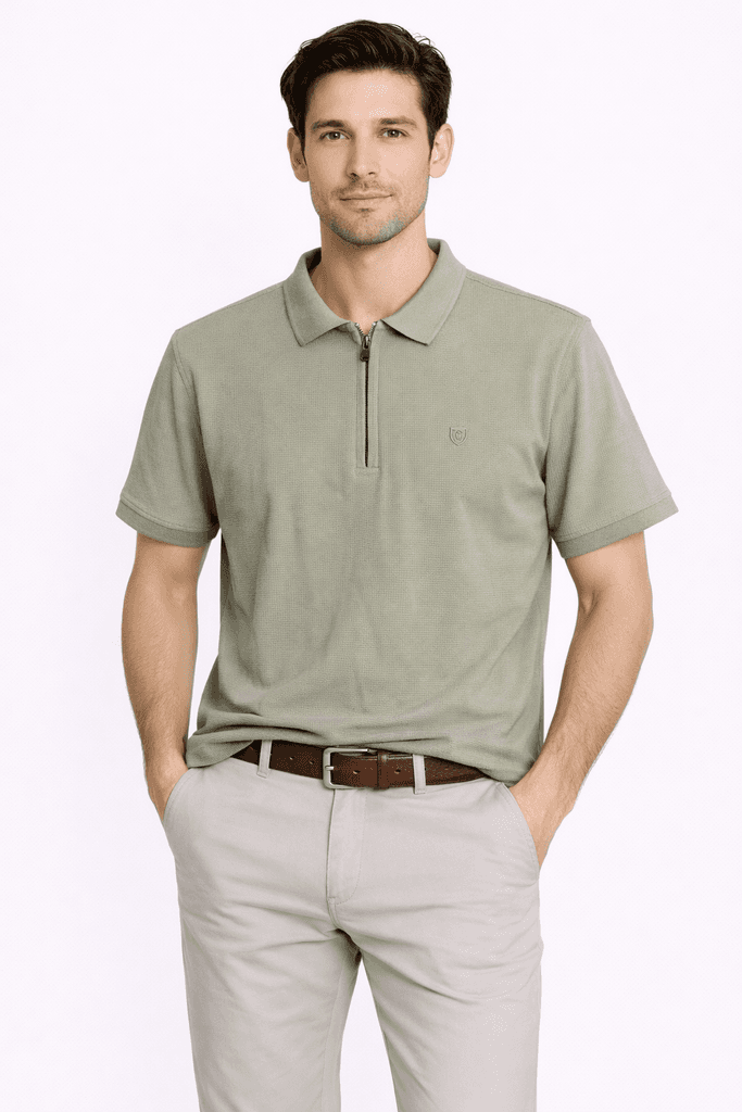 Roballi Men's Cotton T-Shirt - Green (S)